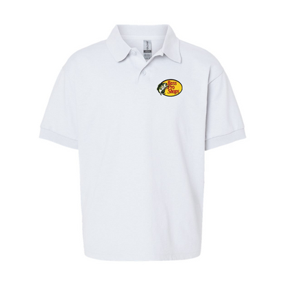 Youth Bass Pro Shops Logo Gildan Dry Blend Jersey Polo