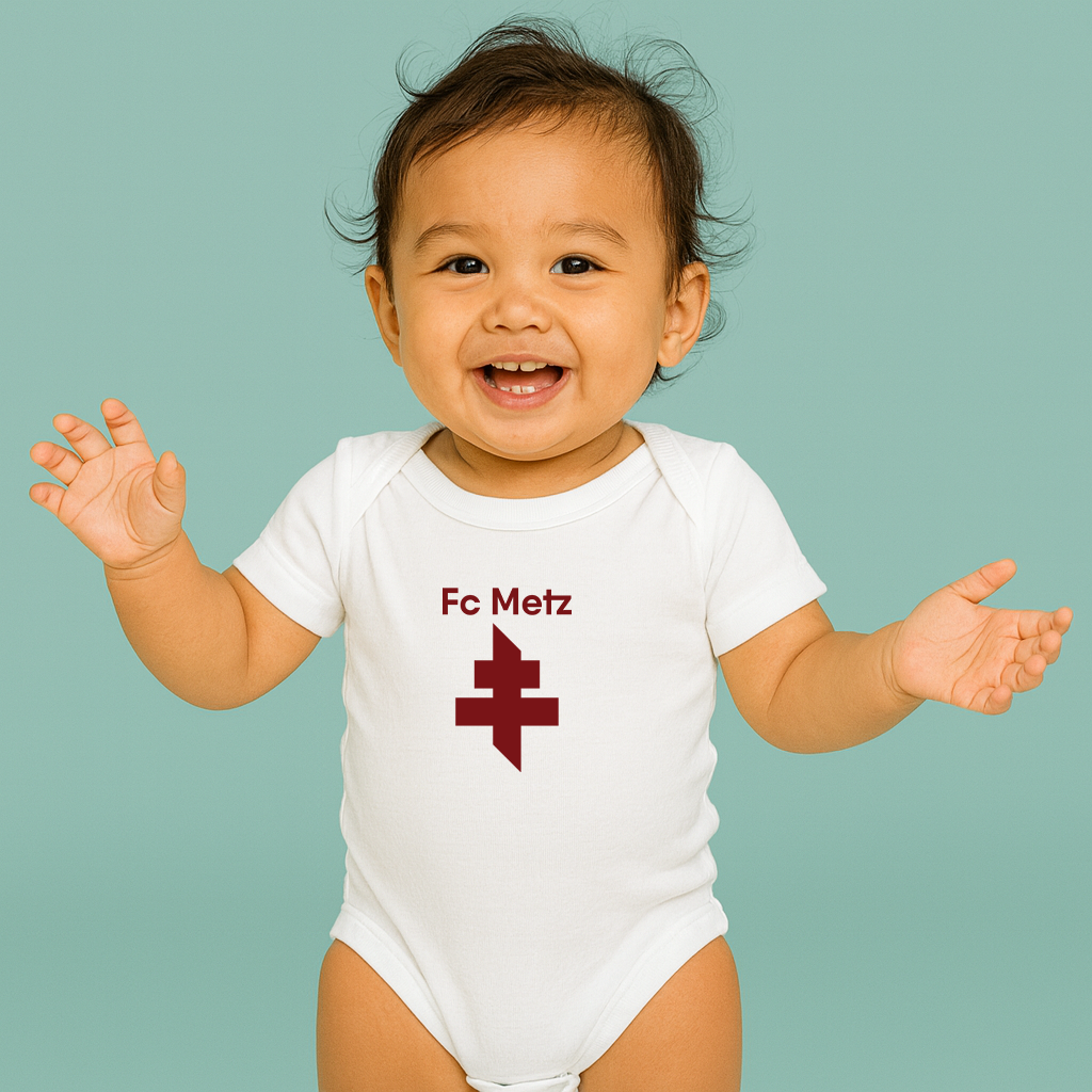 FC Metz Soccer Logo Baby Romper Onesie