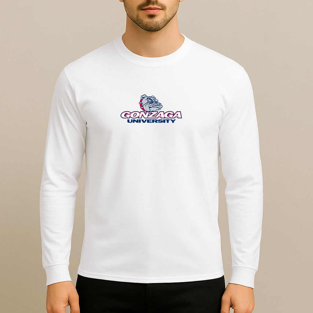 Men's Gonzaga Bulldogs Logo Long Sleeve T-Shirt