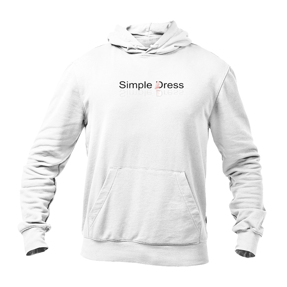 Men's Simple Dress Logo Pullover Hoodie