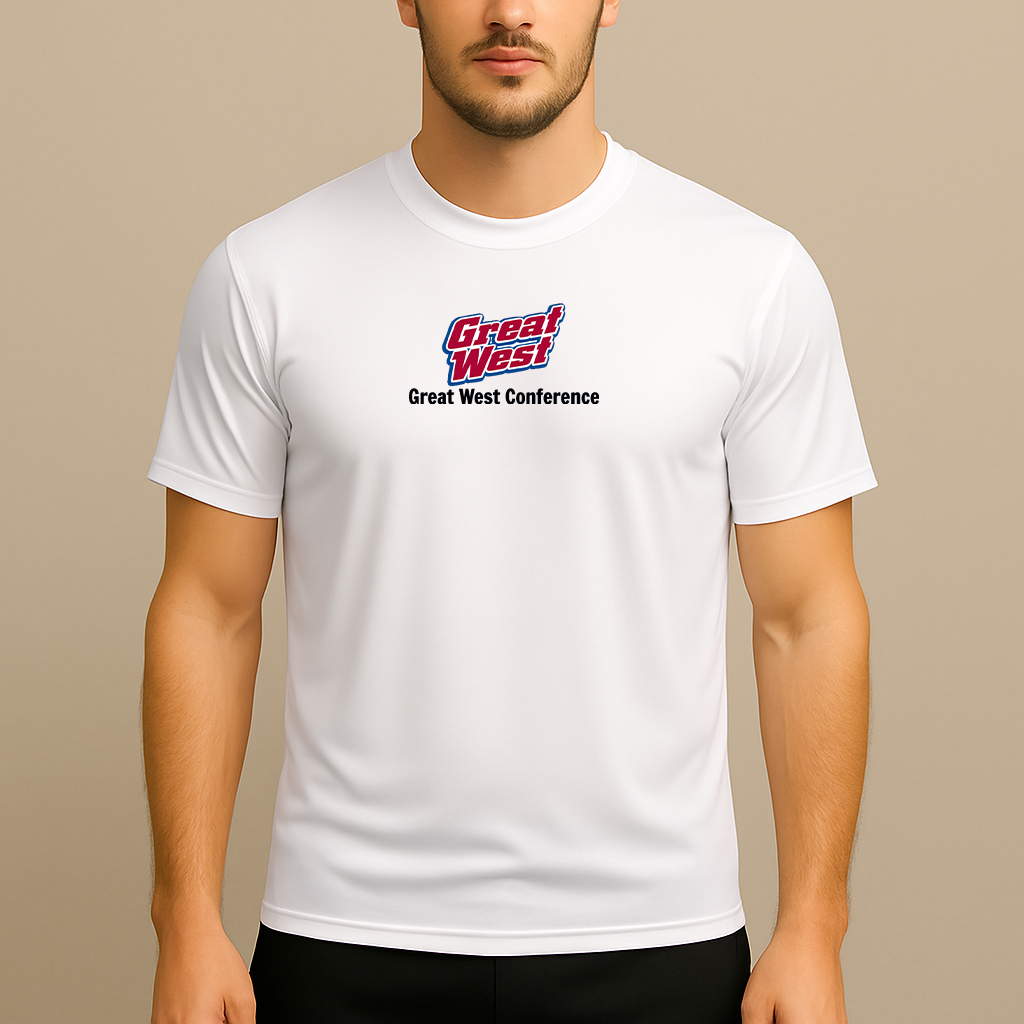 Men's Great West Conference Logo Polyester T-Shirt