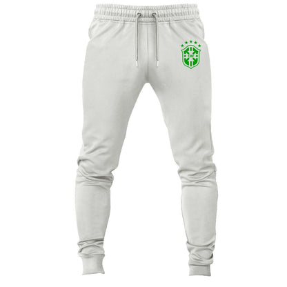 Men's Brazil Soccer Joggers Sweatpants