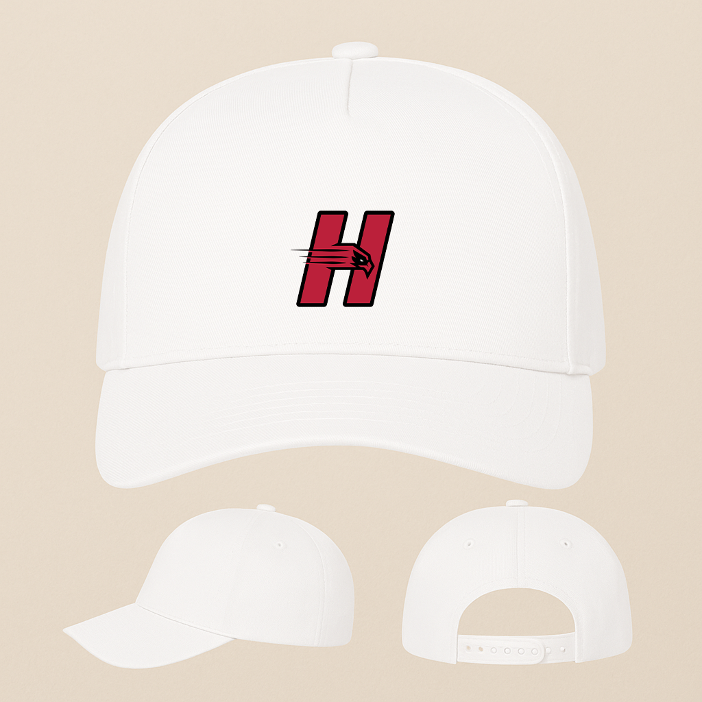 Hartford Hawks Logo Five Panel Twill Snapback Cap