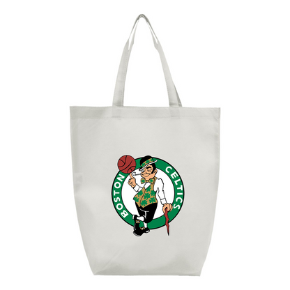 Boston Celtics Logo Q-Tees Non-Woven Gusset Bottom Tote