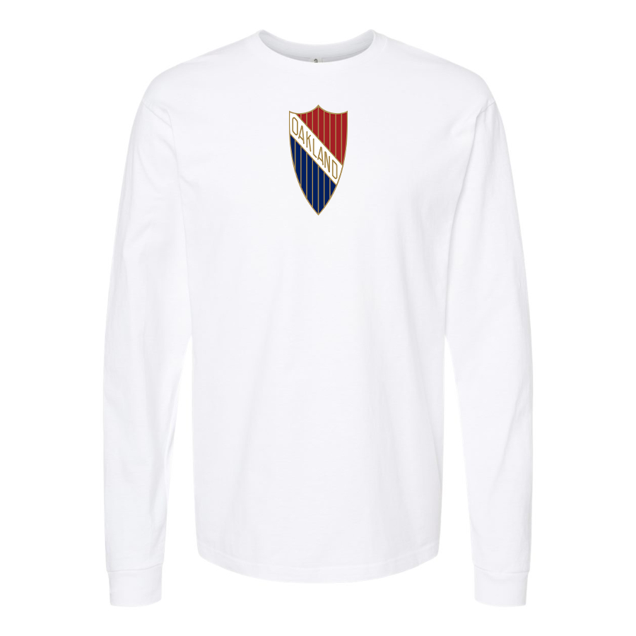 Youth Oakland Logo Cotton Long Sleeve T-Shirt