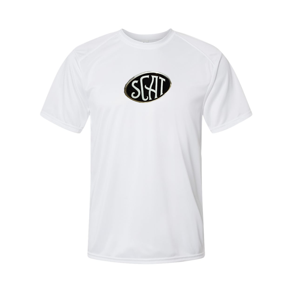 Men's SCAT Logo Polyester T-Shirt