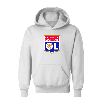 Youth Kids Olympique Lyonnais FC Pullover Hoodie