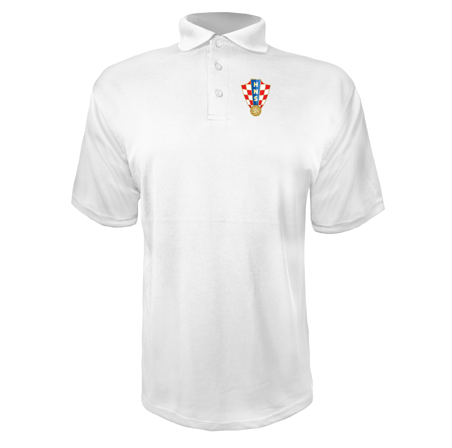 Men's Croatia National Soccer Team Polyester Polo