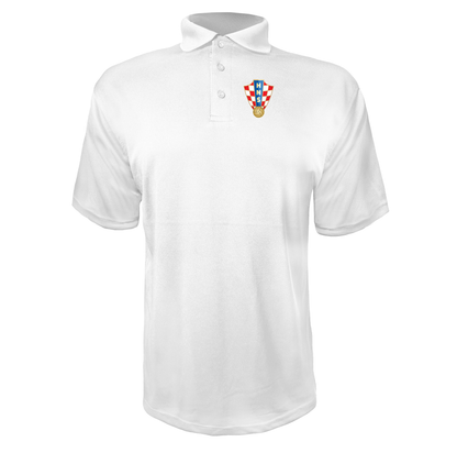 Men's Croatia National Soccer Team Polyester Polo