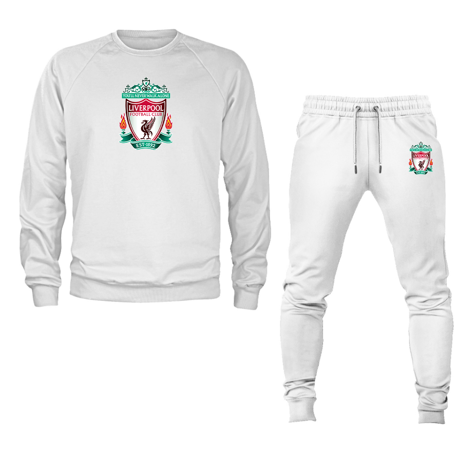 Men's Liverpool Football Club Est.1892 Crewneck Sweatshirt Joggers Suit