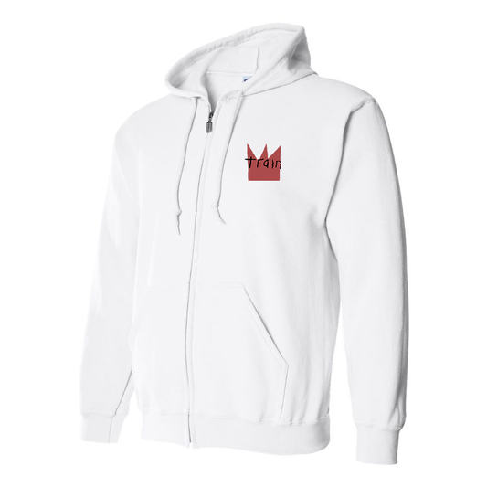 Men's Train Logo Zipper Hoodie