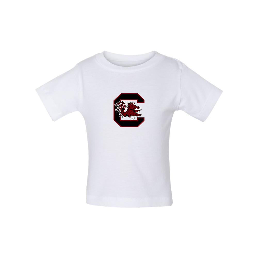 South Carolina Gamecocks Logo BELLA CANVAS Infant Jersey Tee
