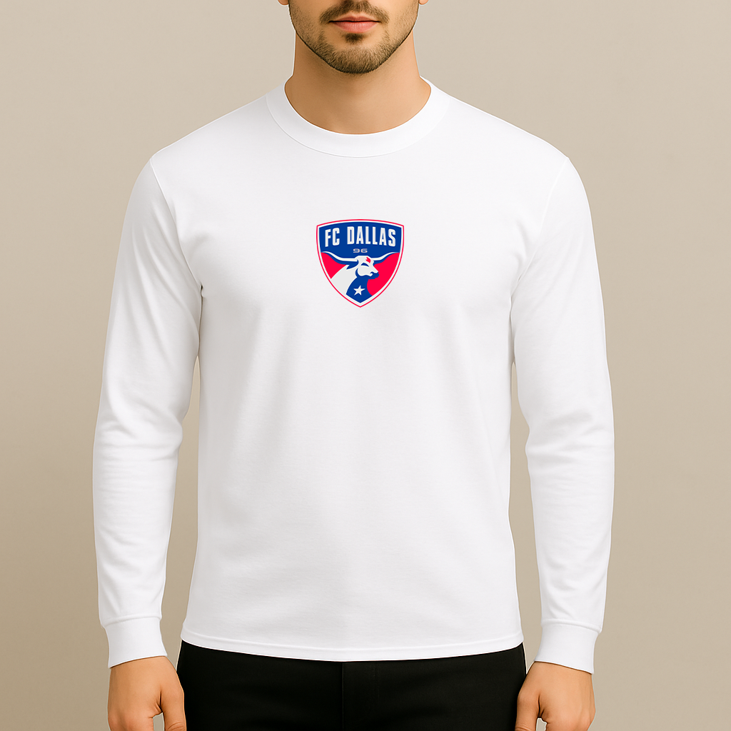 Men's FC Dallas Soccer Logo Long Sleeve T-Shirt