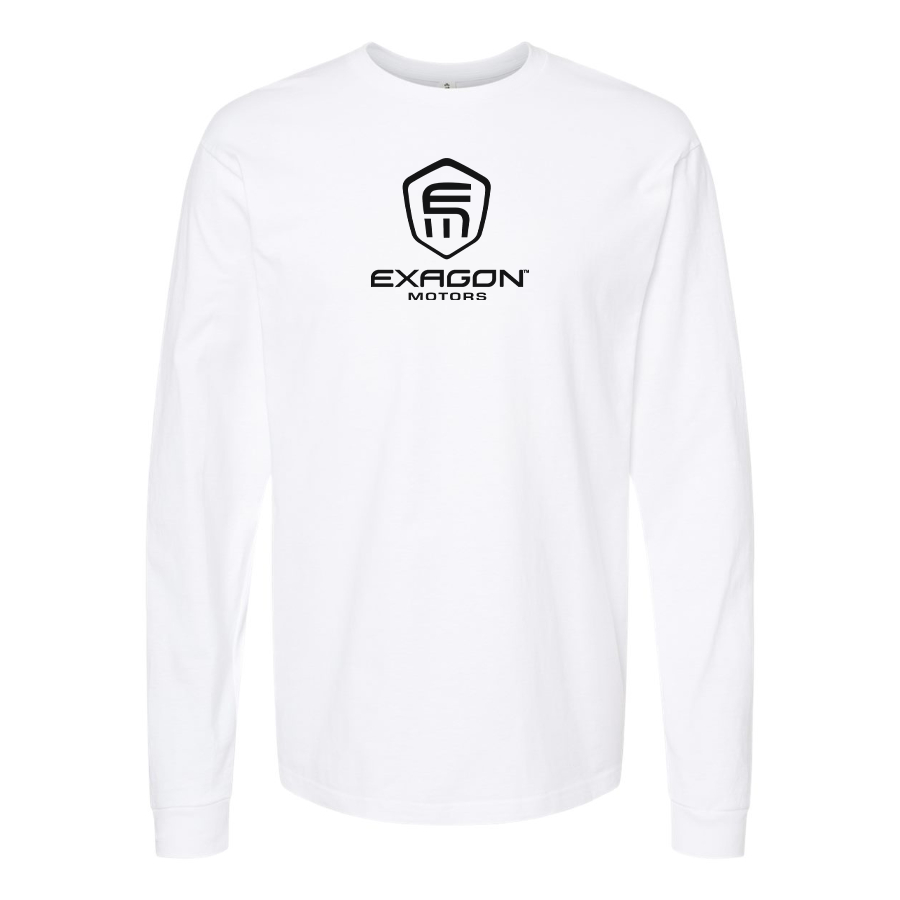 Youth Exagon Motors Logo Cotton Long Sleeve T-Shirt