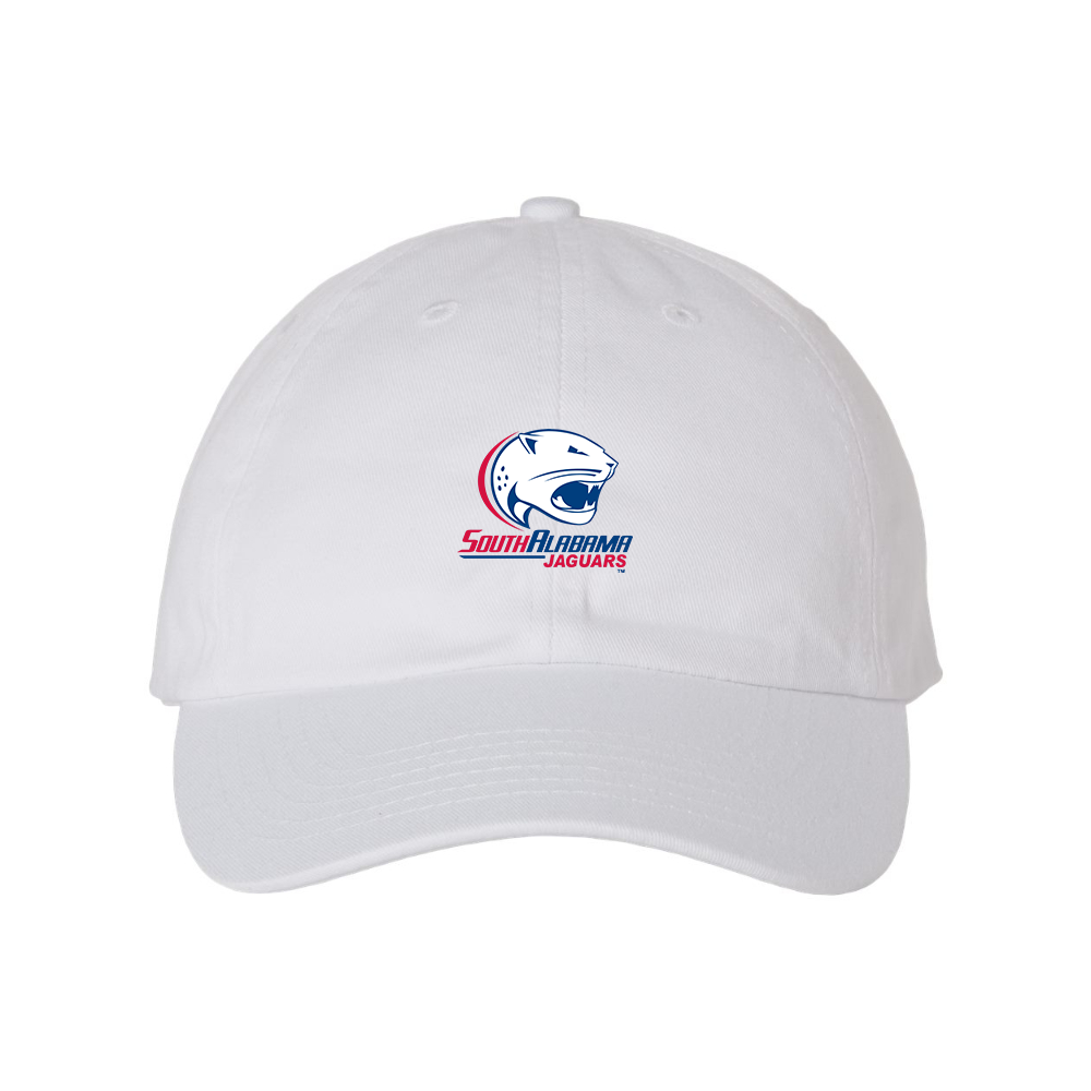 South Alabama Jaguars Logo Valucap Adult Bio-Washed Classic Dad Hat
