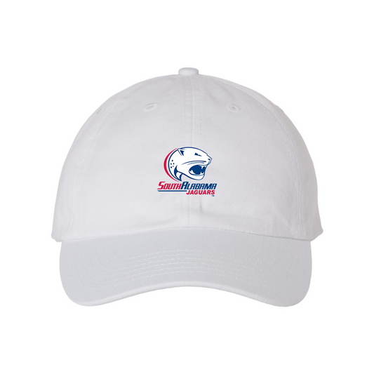 South Alabama Jaguars Logo Valucap Adult Bio-Washed Classic Dad Hat