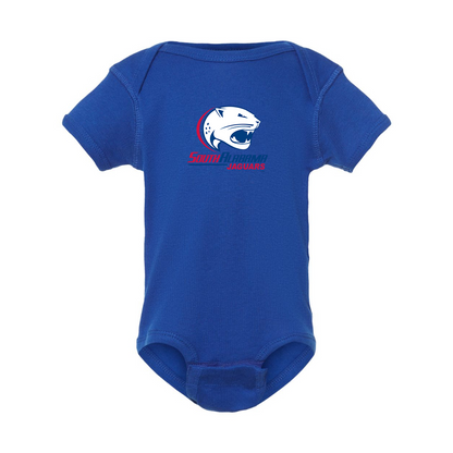 South Alabama Jaguars Logo  Rabbit Skins Infant Baby Rib Bodysuit