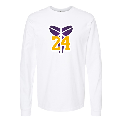 Men's Kobe Bryant Mamba 24 Long Sleeve T-Shirt