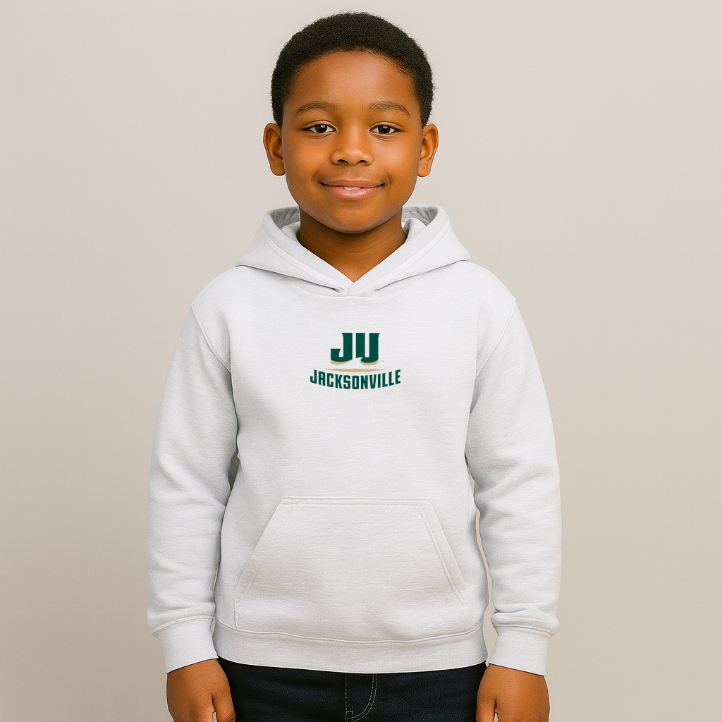 Youth Jacksonville Dolphins Logo Pullover Hoodie