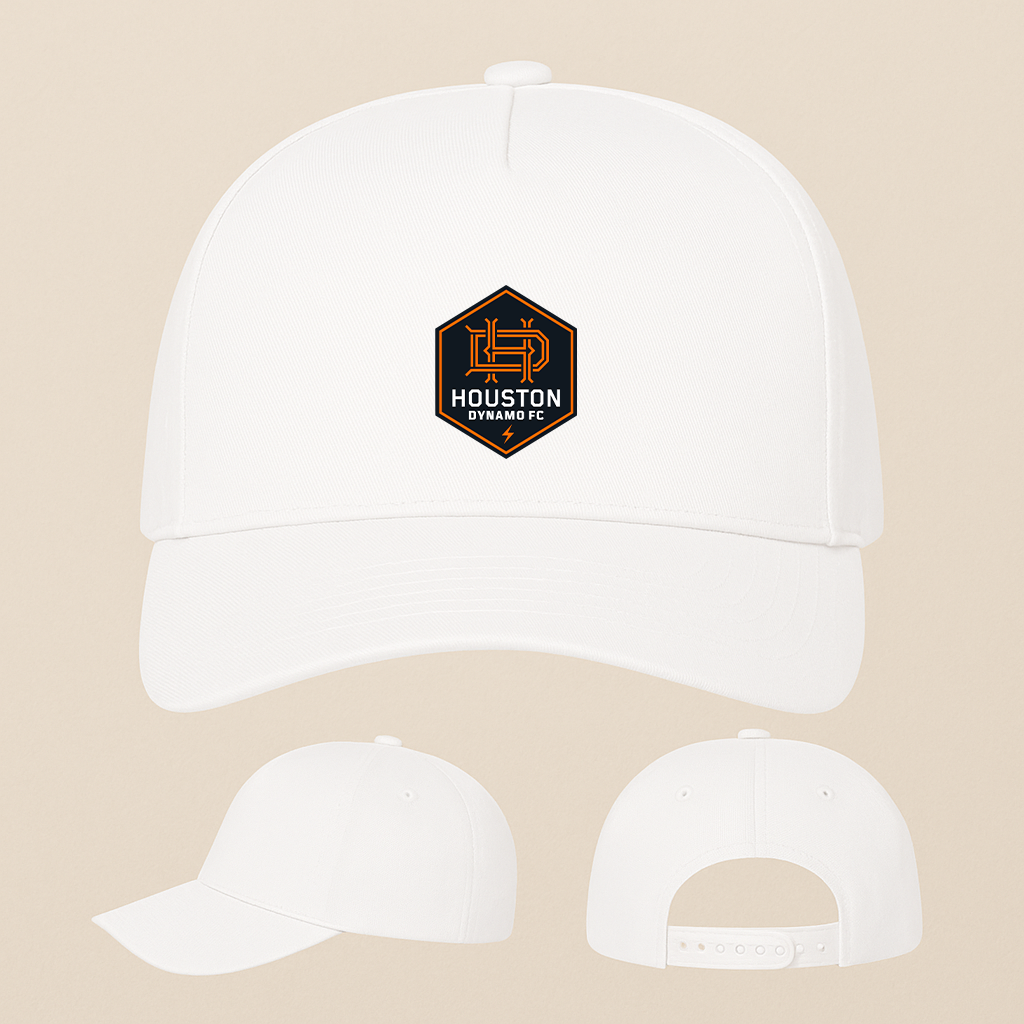 Houston Dynamo FC Soccer Five Panel Twill Snapback Cap
