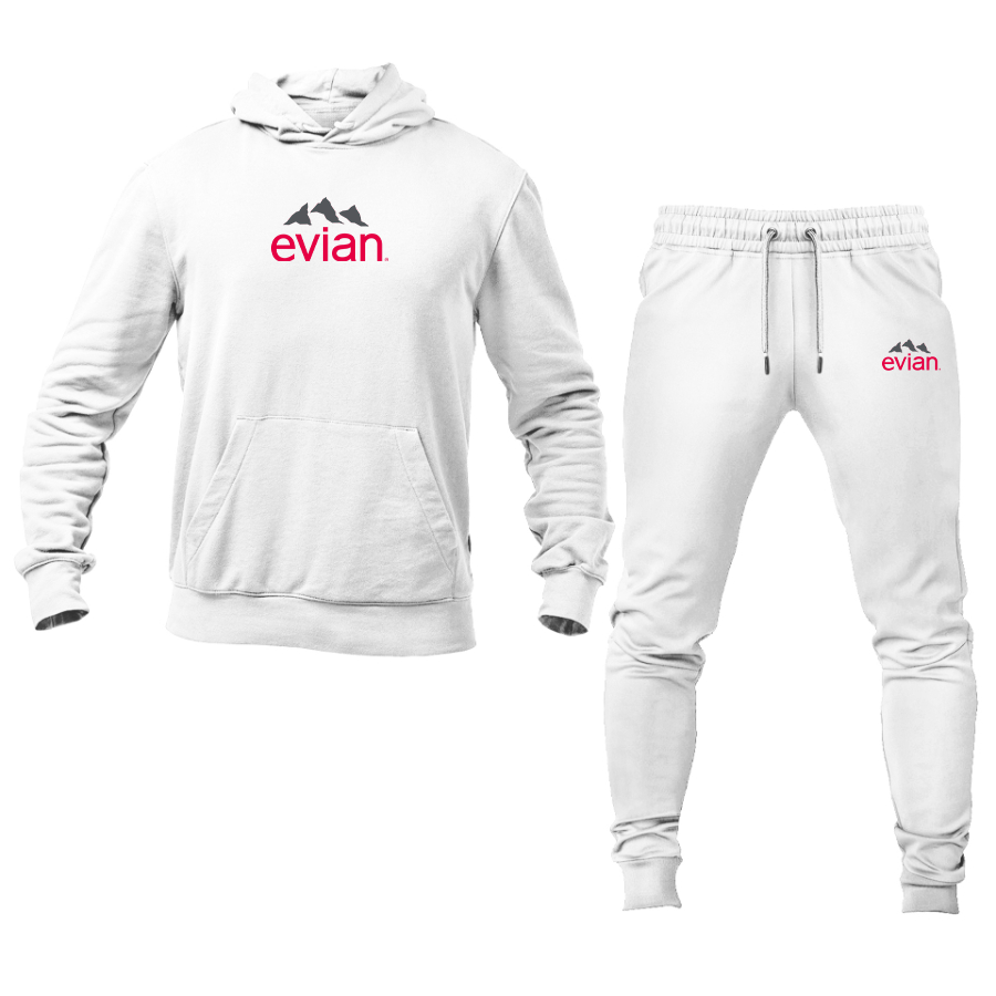 Men's Evian Logo Hoodie Joggers Set