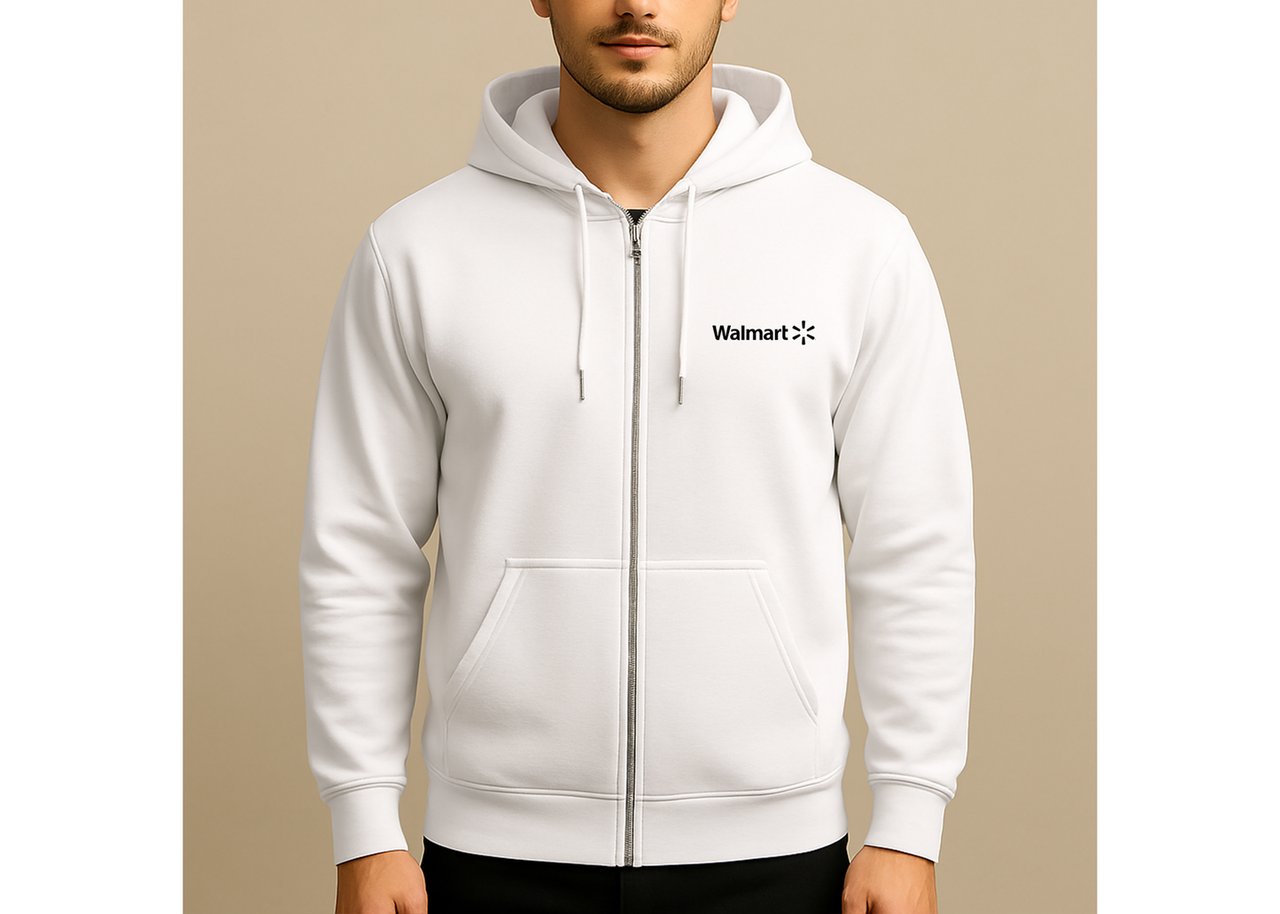 Men's Walmart Logo Zipper Hoodie