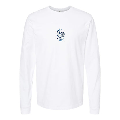 Men's France National Soccer Team  Long Sleeve T-Shirt