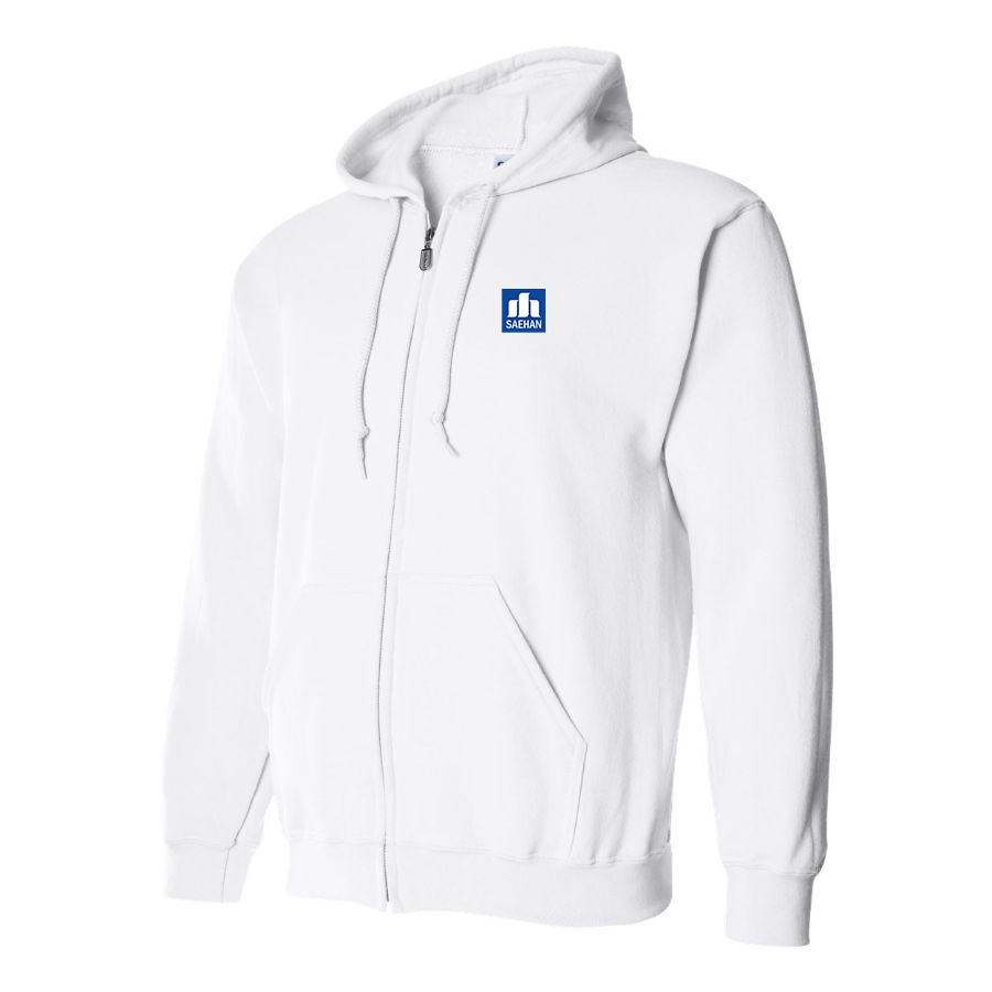 Men's Saehan Motors Logo Zipper Hoodie