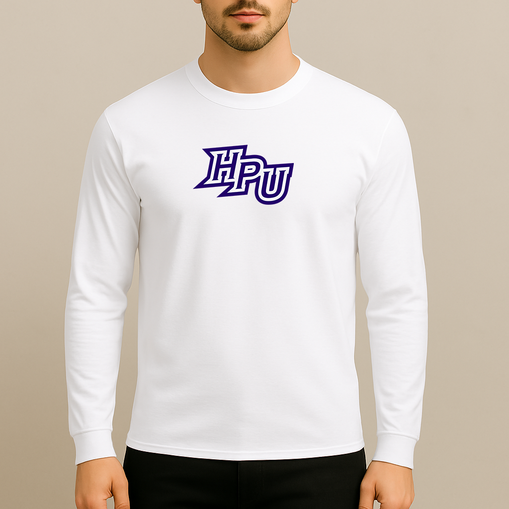 Men's High Point Panthers Logo Long Sleeve T-Shirt
