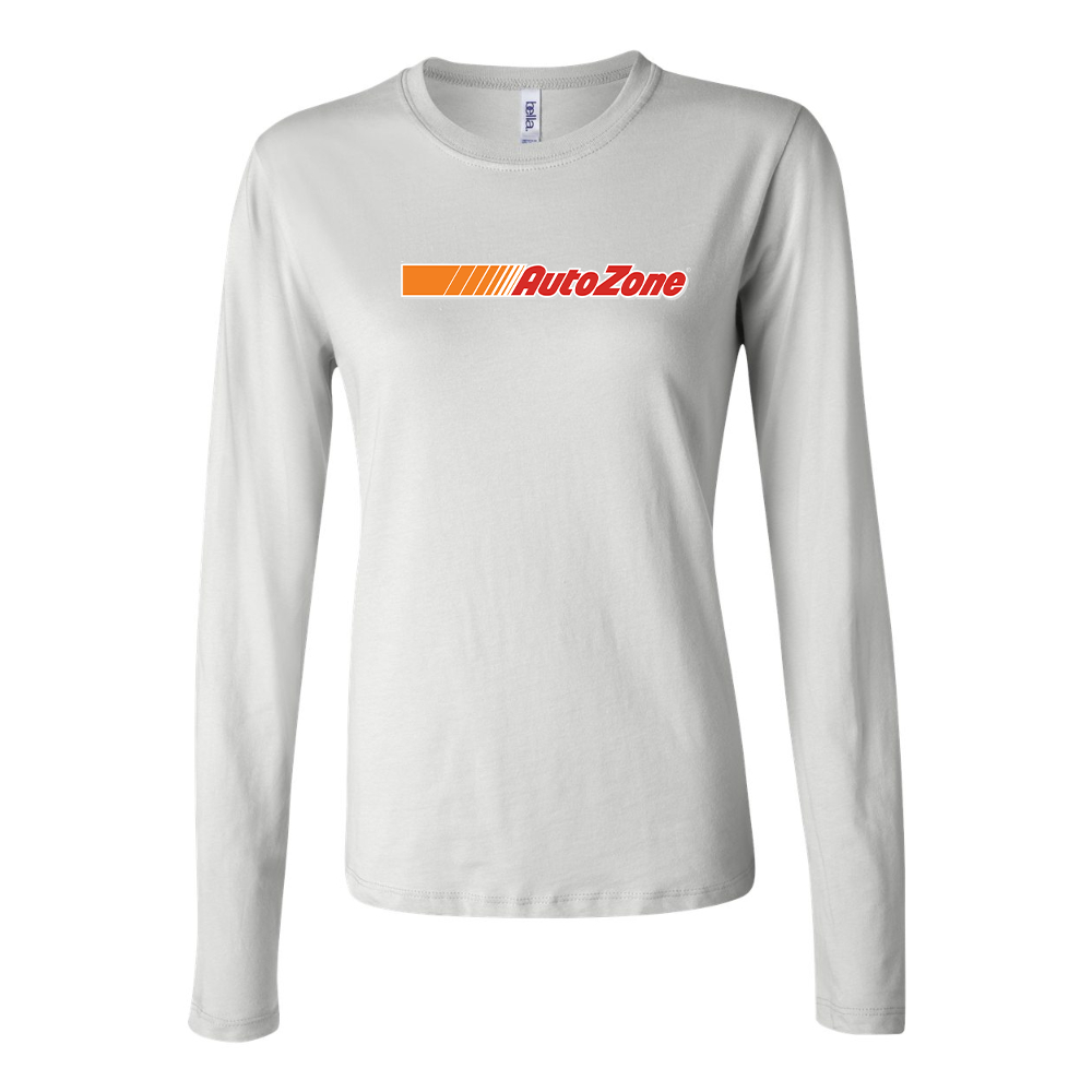 BELLA CANVAS Women’s AutoZone Logo Jersey Long Sleeve Tee