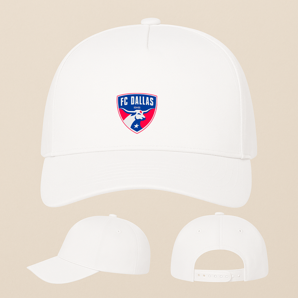 FC Dallas Soccer Logo Five Panel Twill Snapback Cap