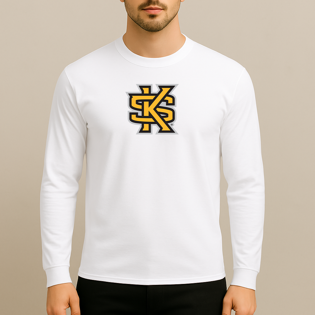 Men's Kennesaw State Owls Logo Long Sleeve T-Shirt