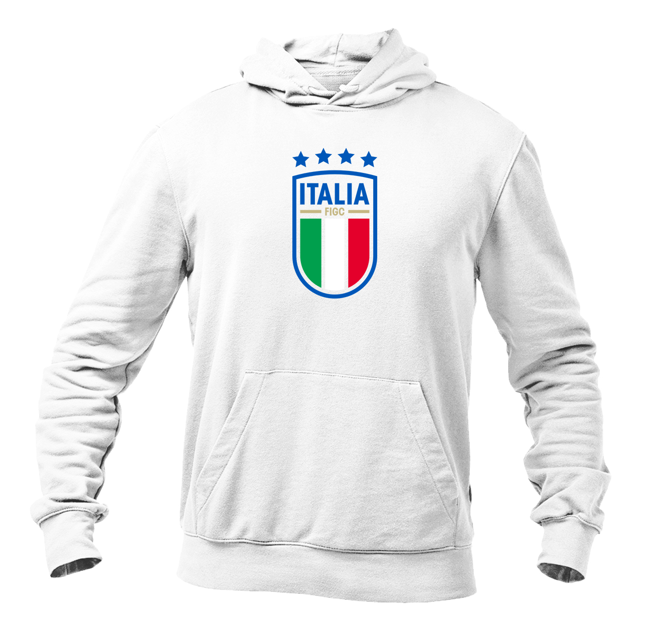 Men's Italy National Soccer Pullover Hoodie