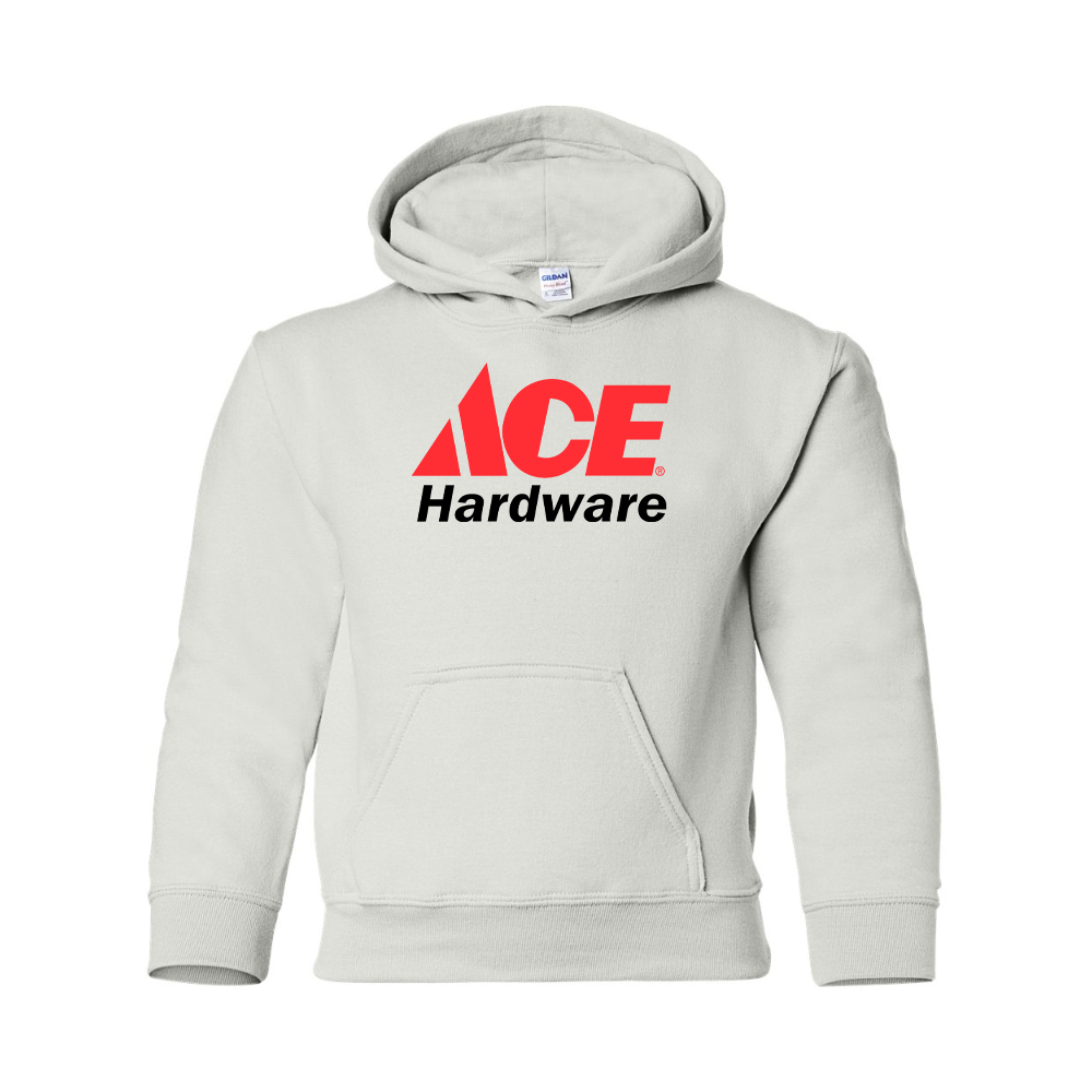 Youth ACE Hardware Logo Gildan Heavy Blend  Hooded Sweatshirt