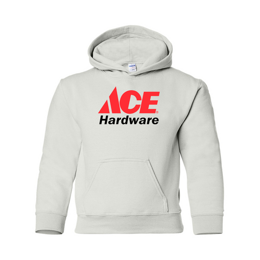 Youth ACE Hardware Logo Gildan Heavy Blend  Hooded Sweatshirt