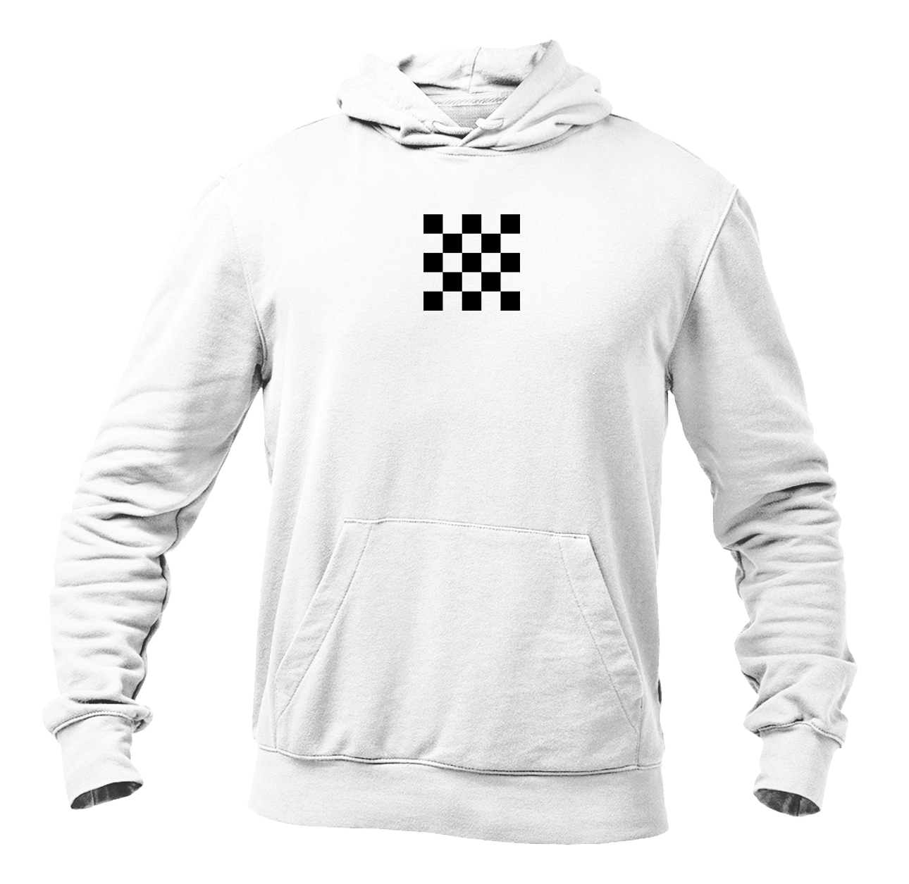 Men's Checker Motors Corporation Logo Pullover Hoodie