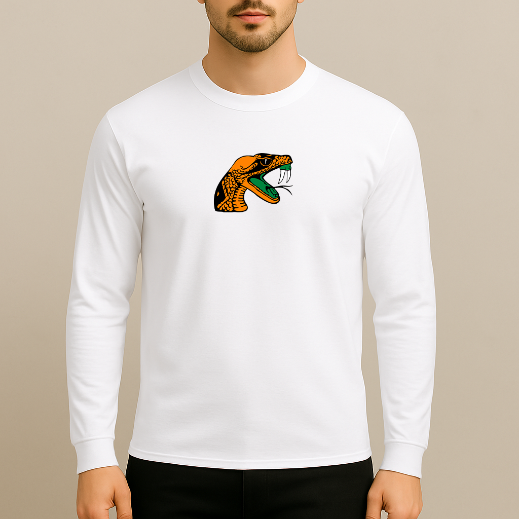 Men's Florida AM Rattlers Logo Long Sleeve T-Shirt