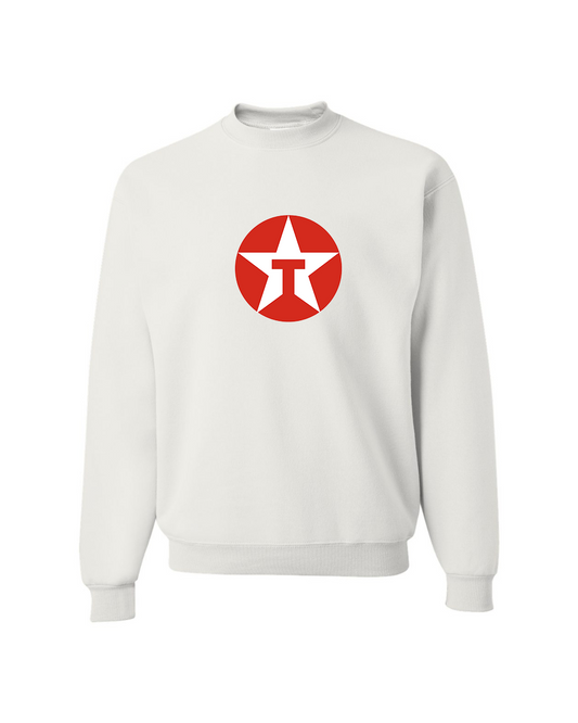 Men's Texaco Logo  JERZEES NuBlend Crewneck Sweatshirt