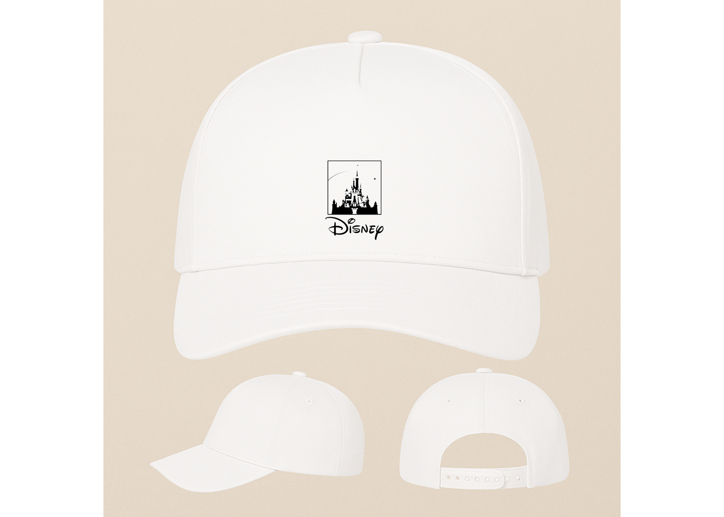 Walt Disney Cartoon Five Panel Twill Snapback Cap