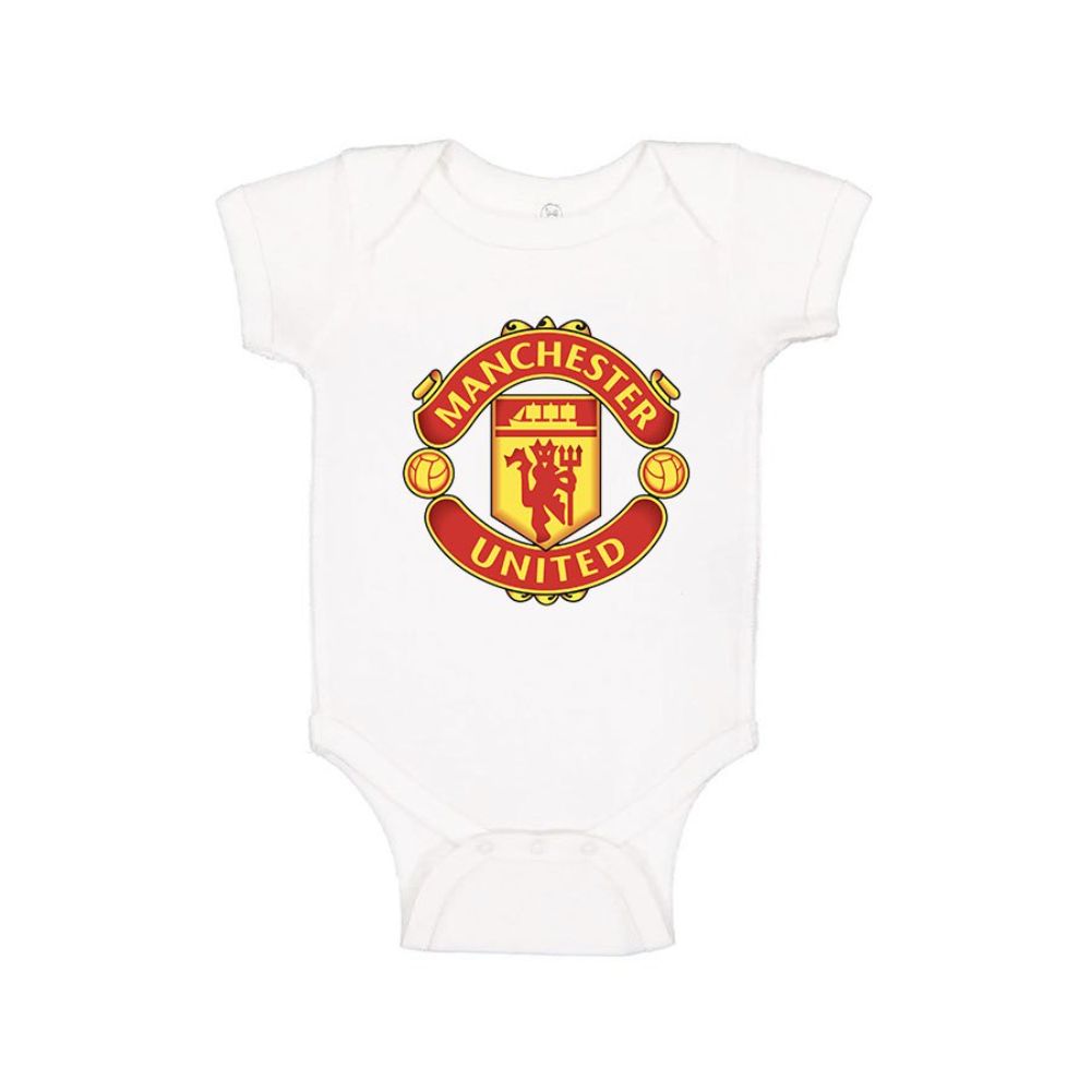 Baby Manchester United Soccer Romper Onesie