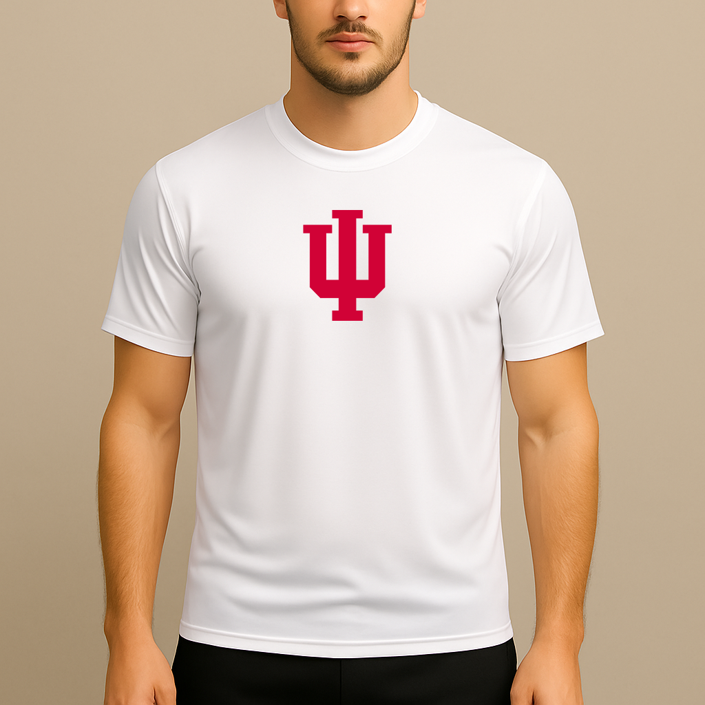 Men's Indiana Hoosiers Logo Polyester T-Shirt