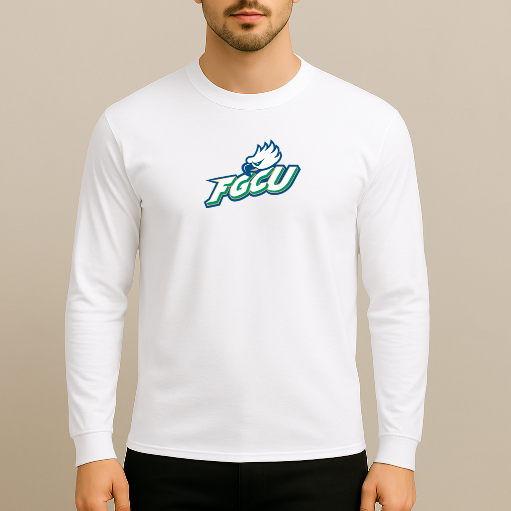 Men's Florida Gulf Coast Eagles Logo Long Sleeve T-Shirt