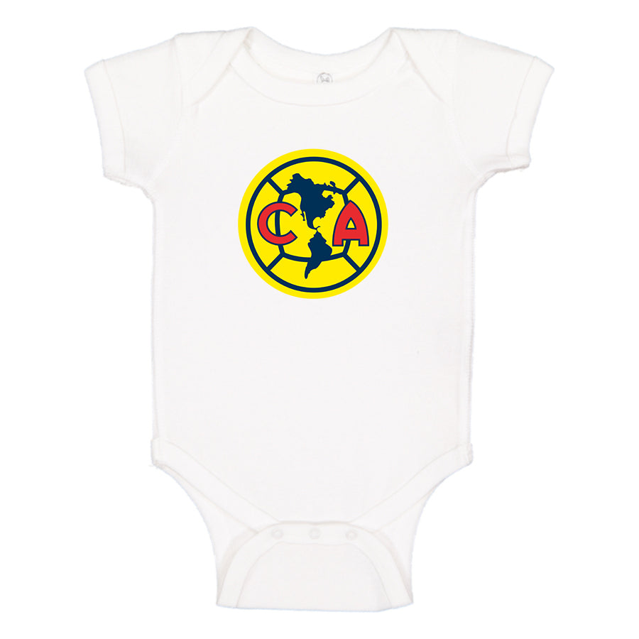 Club America Football Baby Romper Onesie