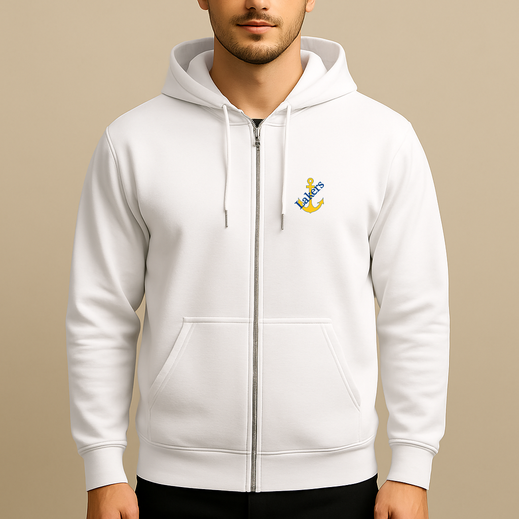 Men's Lake Superior State Lakers Logo Zipper Hoodie