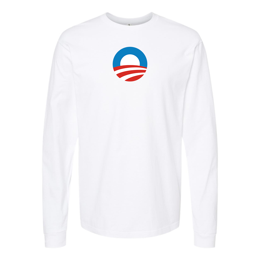 Youth Obama Logo Cotton Long Sleeve T-Shirt