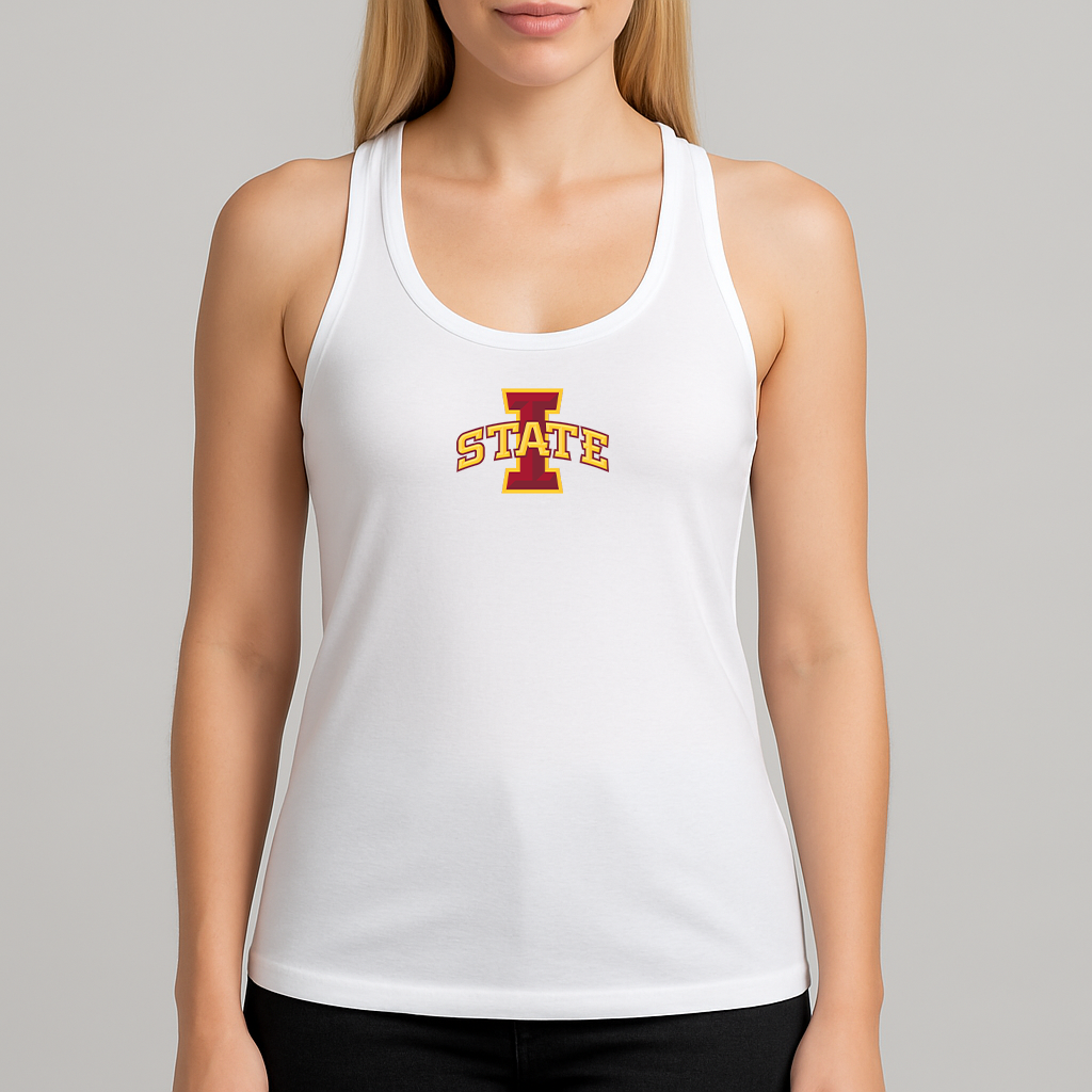 Women's Iowa State Cyclones Logo Next Level Ideal Racerback Tank