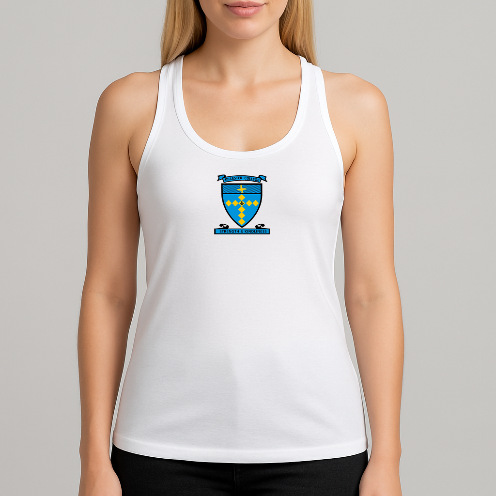 Women's Killester College Logo Next Level Ideal Racerback Tank