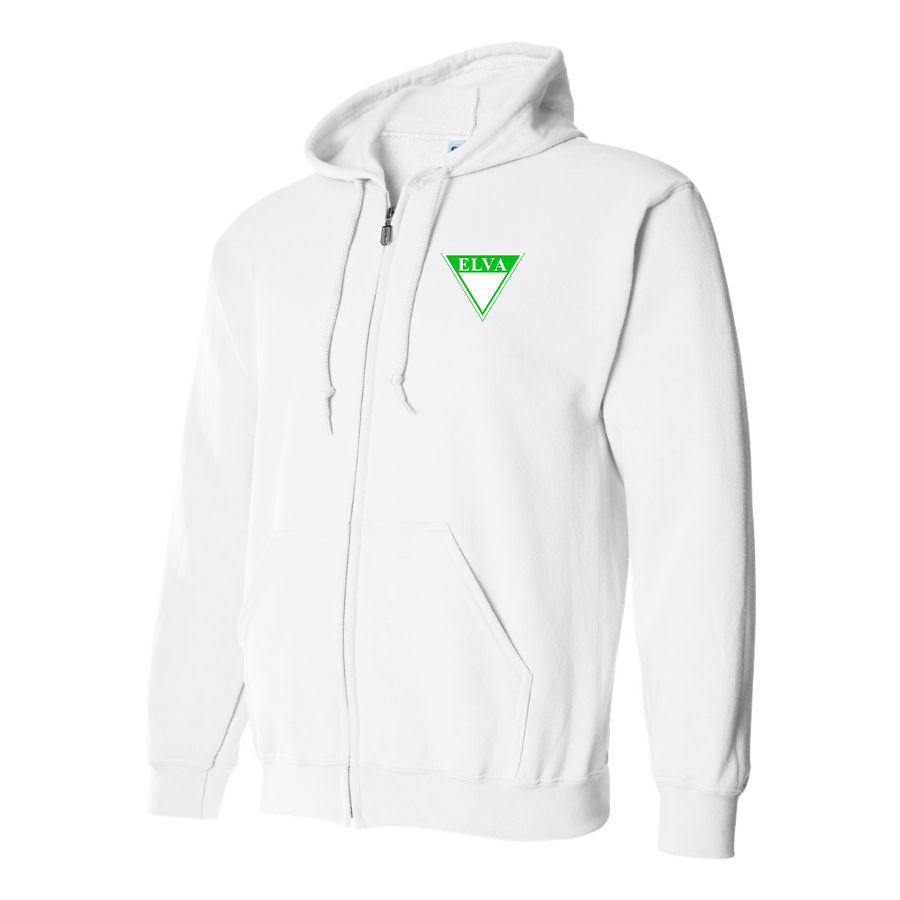 Men's Elva Logo Zipper Hoodie