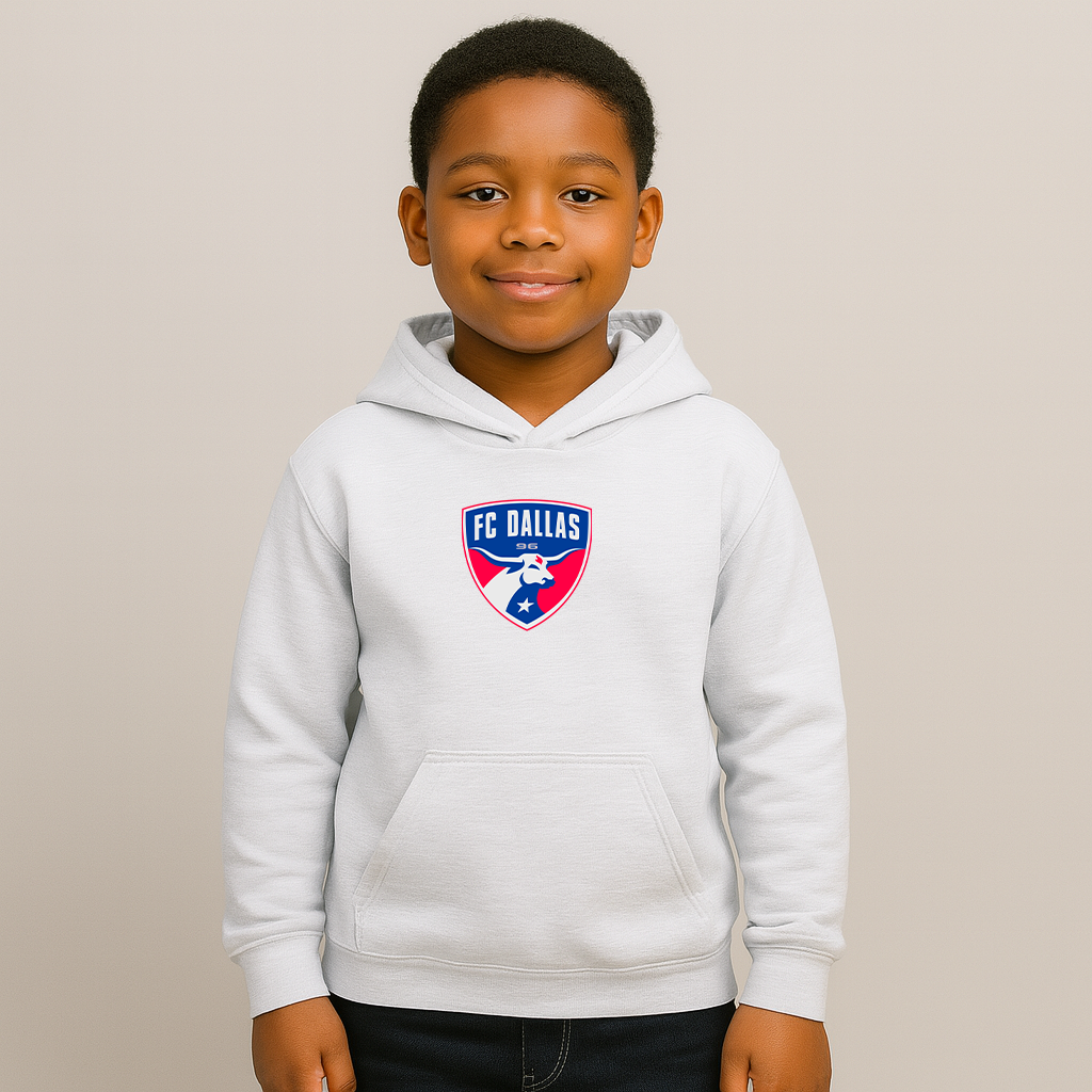 Youth FC Dallas Soccer Logo Pullover Hoodie
