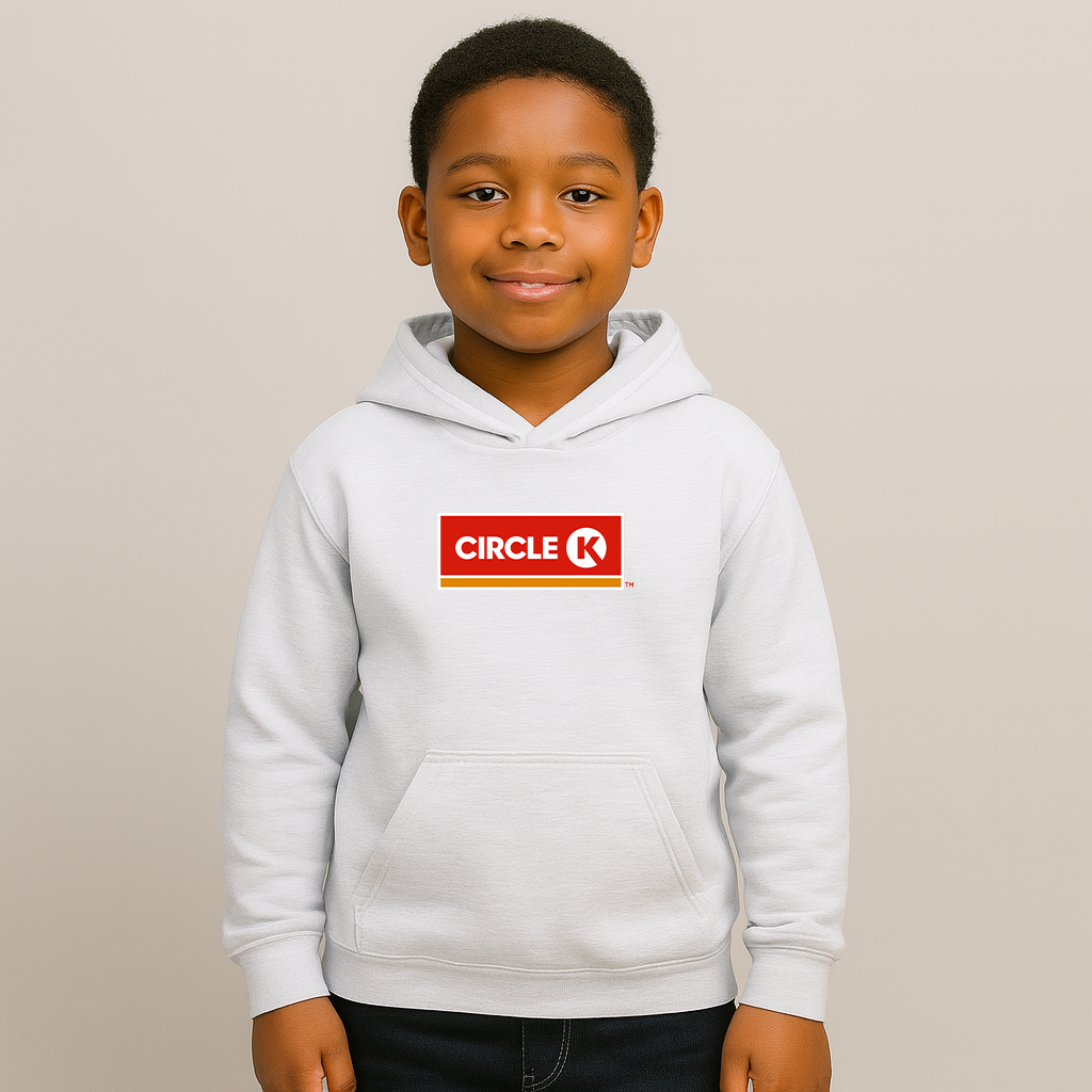 Youth Kids Circle K Gas Station Pullover Hoodie